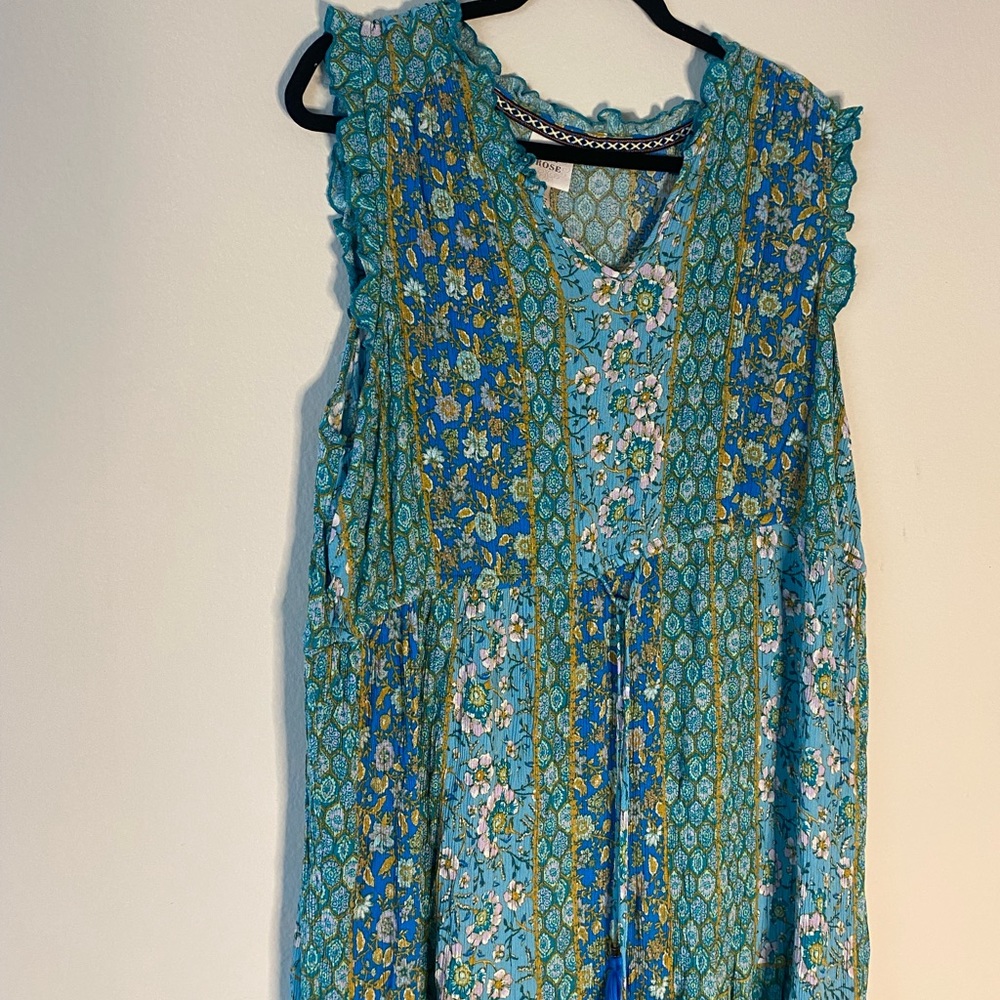 Knox Rose Blue/Green Sun Dress